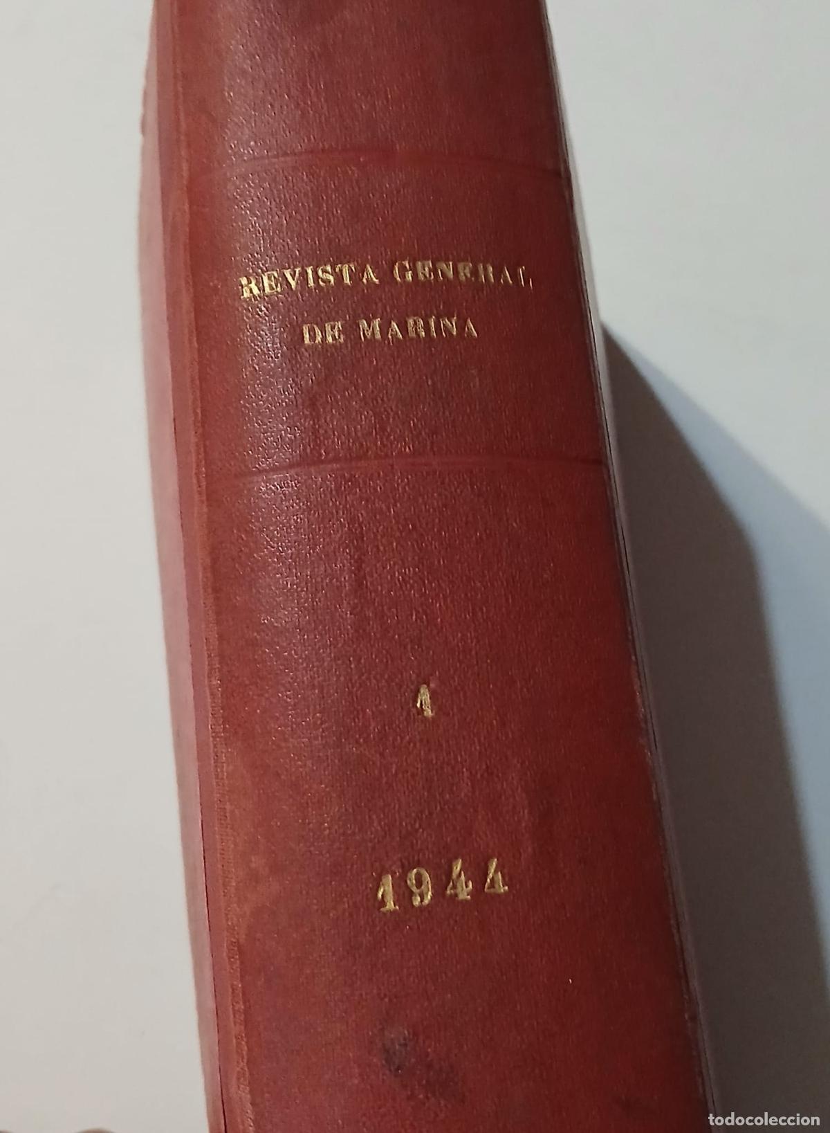 Libros: REVISTA GENERAL DE MARINA - Tomo 1 - 1944 - Foto 2