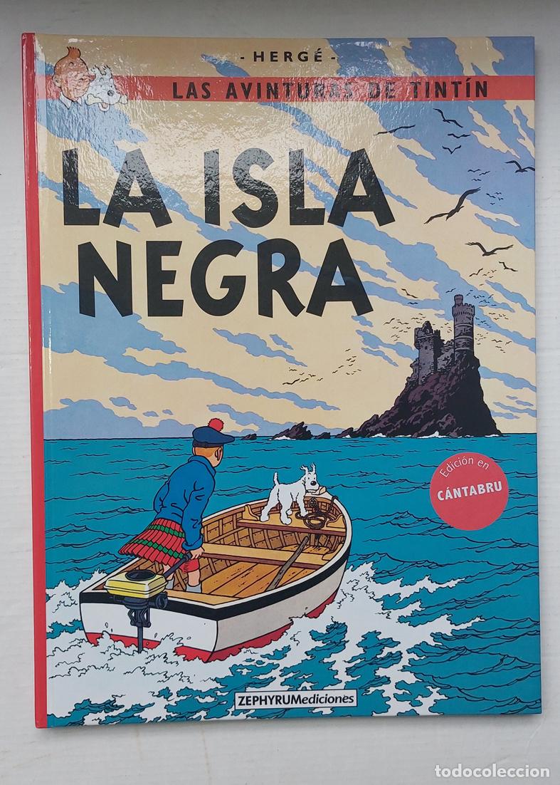 Libros: LA ISLA NEGRA. EDICI&Oacute;N EN C&Aacute;NTABRU. Herg&eacute;. - Foto 1