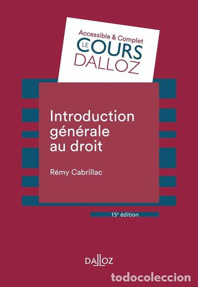 Libros: Introduction g&eacute;n&eacute;rale au droit- 9782247223329 - Foto 1