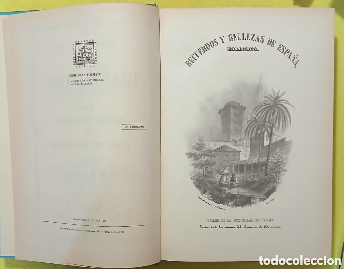 Libros: Islas Baleares, por Piferrer y Quadrado - Foto 3