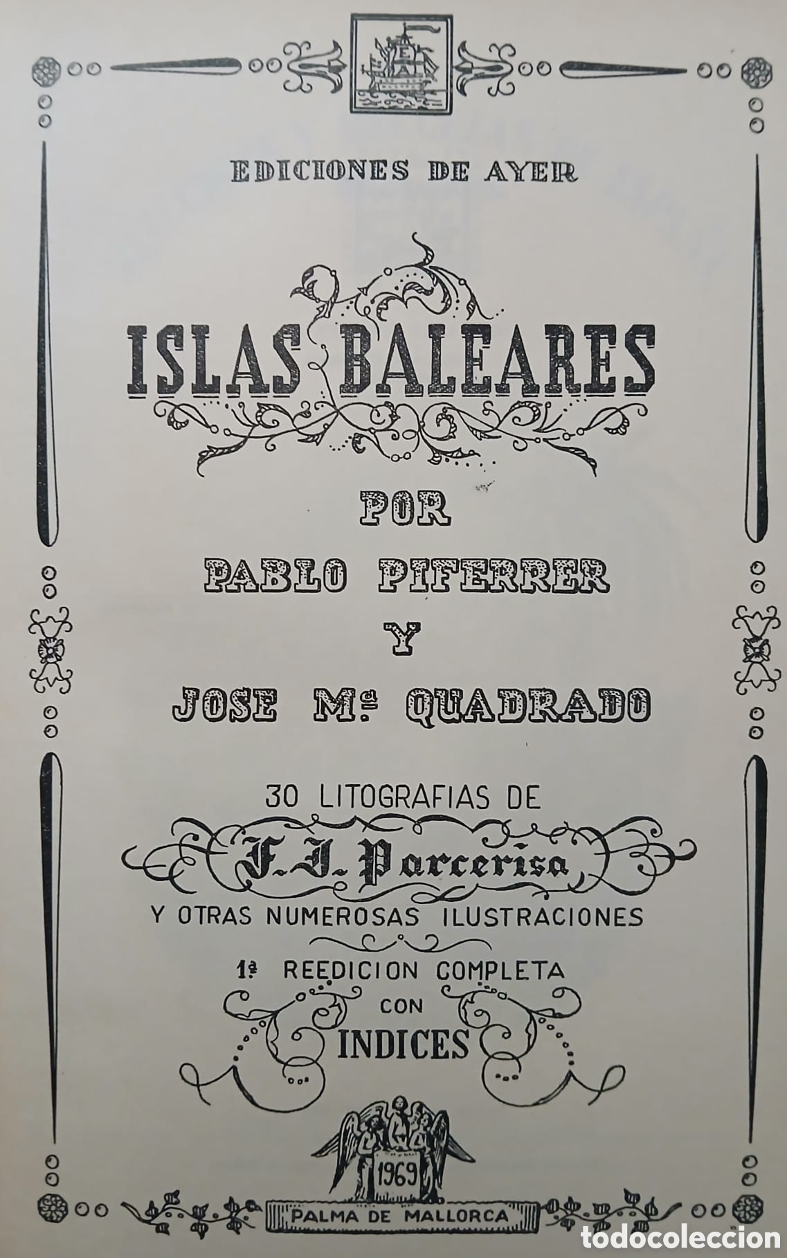 Libros: Islas Baleares, por Piferrer y Quadrado - Foto 4