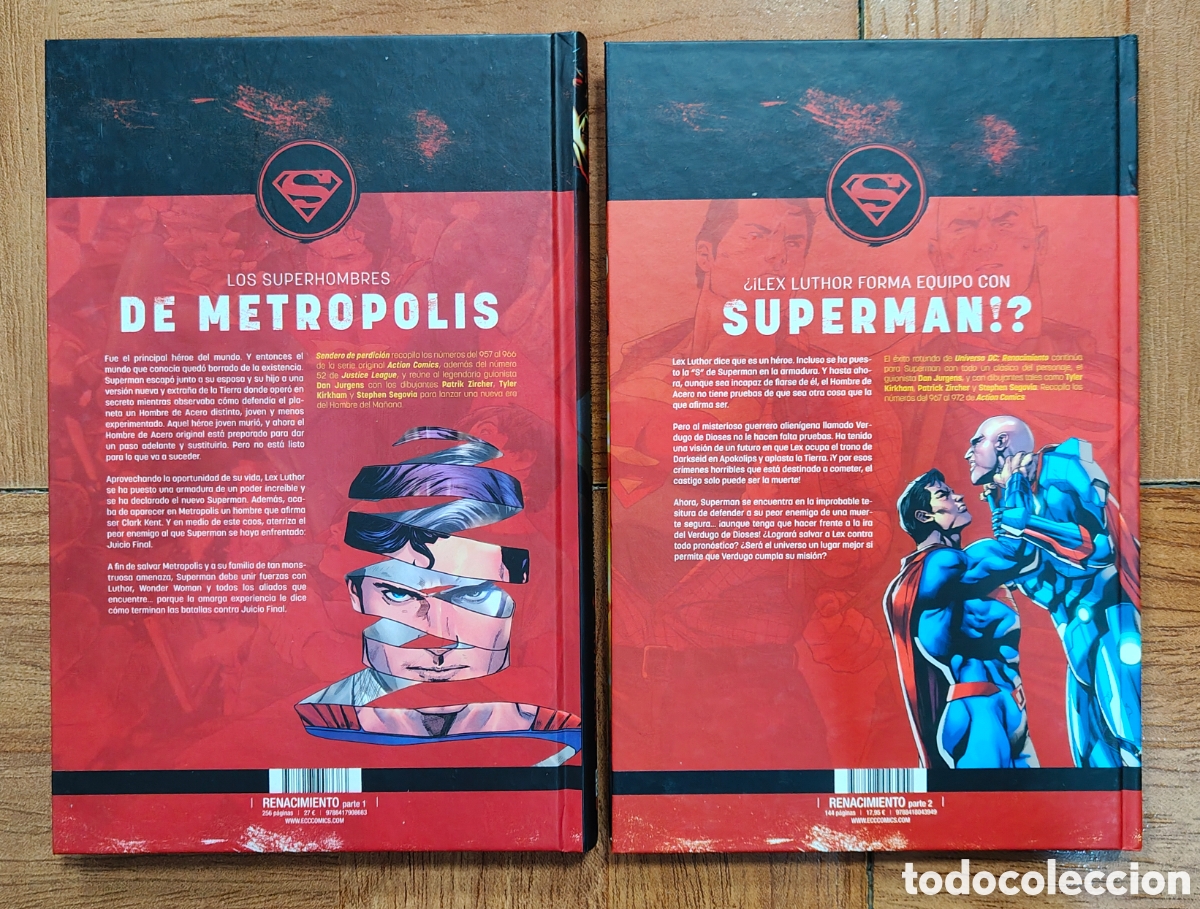 Libros: Superman Action Comics: Renacimiento Parte 1 y 2 � ECC - Dan Jurgens / Zircher / Krkham - Foto 2