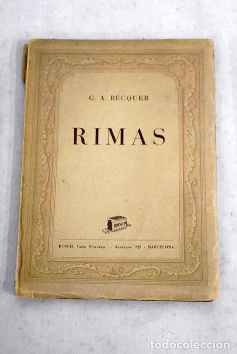 Libros: Rimas: B&eacute;cquer, Gustavo Adolfo.- B&eacute;cquer, Gustavo Adolfo - Foto 1