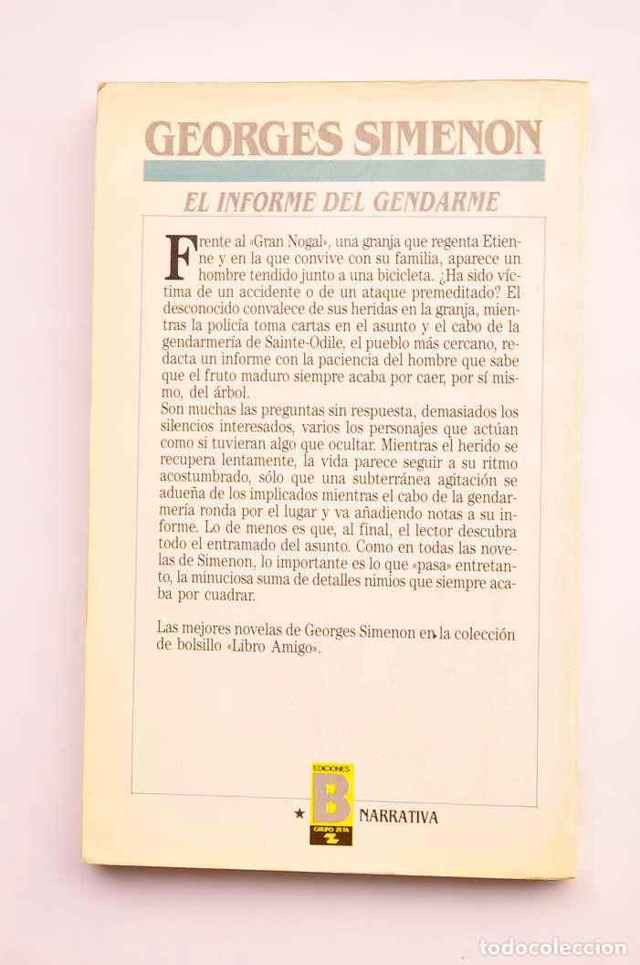 Libros: El informe del gendarme - SIMENON, Georges - Foto 3