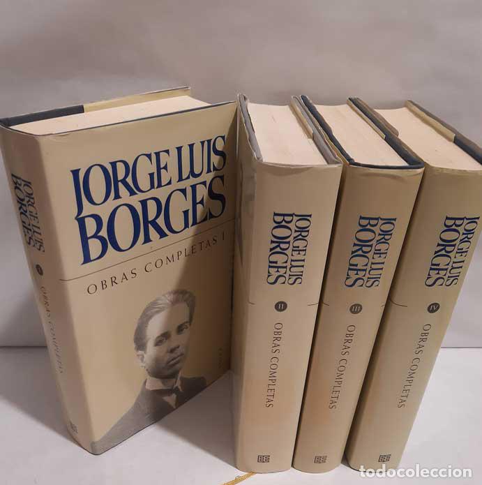Libros: OBRAS COMPLETAS (4 TOMOS) JORGE LUIS BORGES, EMECE 1997 - Foto 1