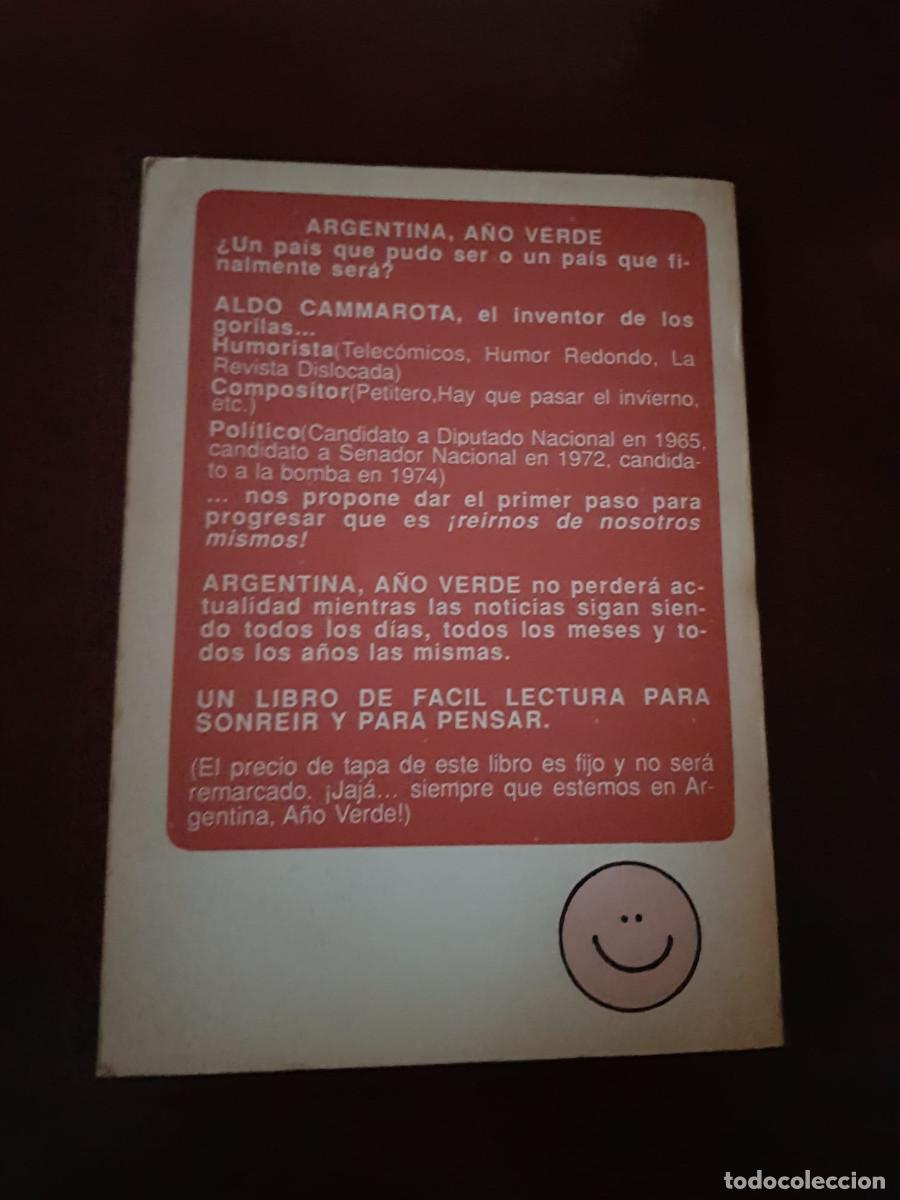Libros: ARGENTINA A&Ntilde;O VERDE-ALDO CAMMAROTA - Foto 2