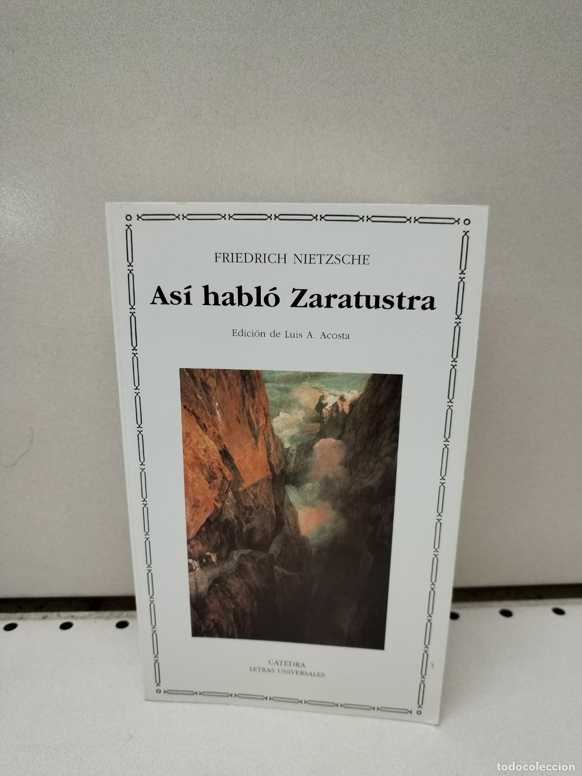 Libros: As&iacute; habl&oacute; Zaratustra - Nietzsche, Friedrich
