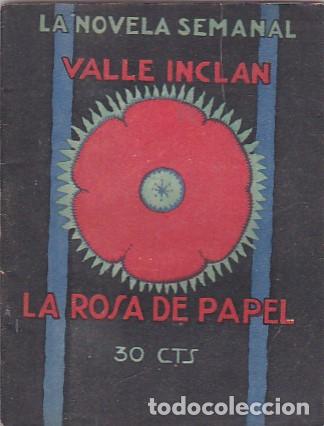 Libros: LA ROSA DE PAPEL Y LA CABEZA DEL BAUTISTA. NOVELAS MACABRAS. - VALLE, Inclan.