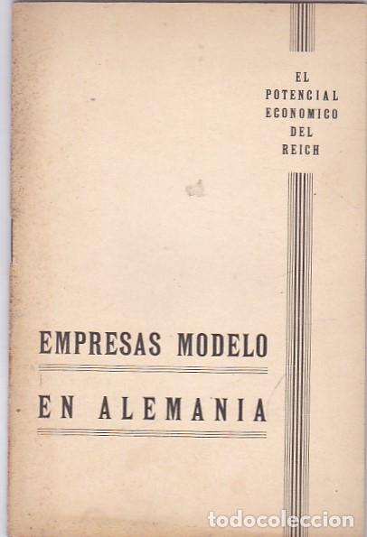 Libros: EMPRESAS MODELO EN ALEMANIA. - ANONIMO. - Foto 1