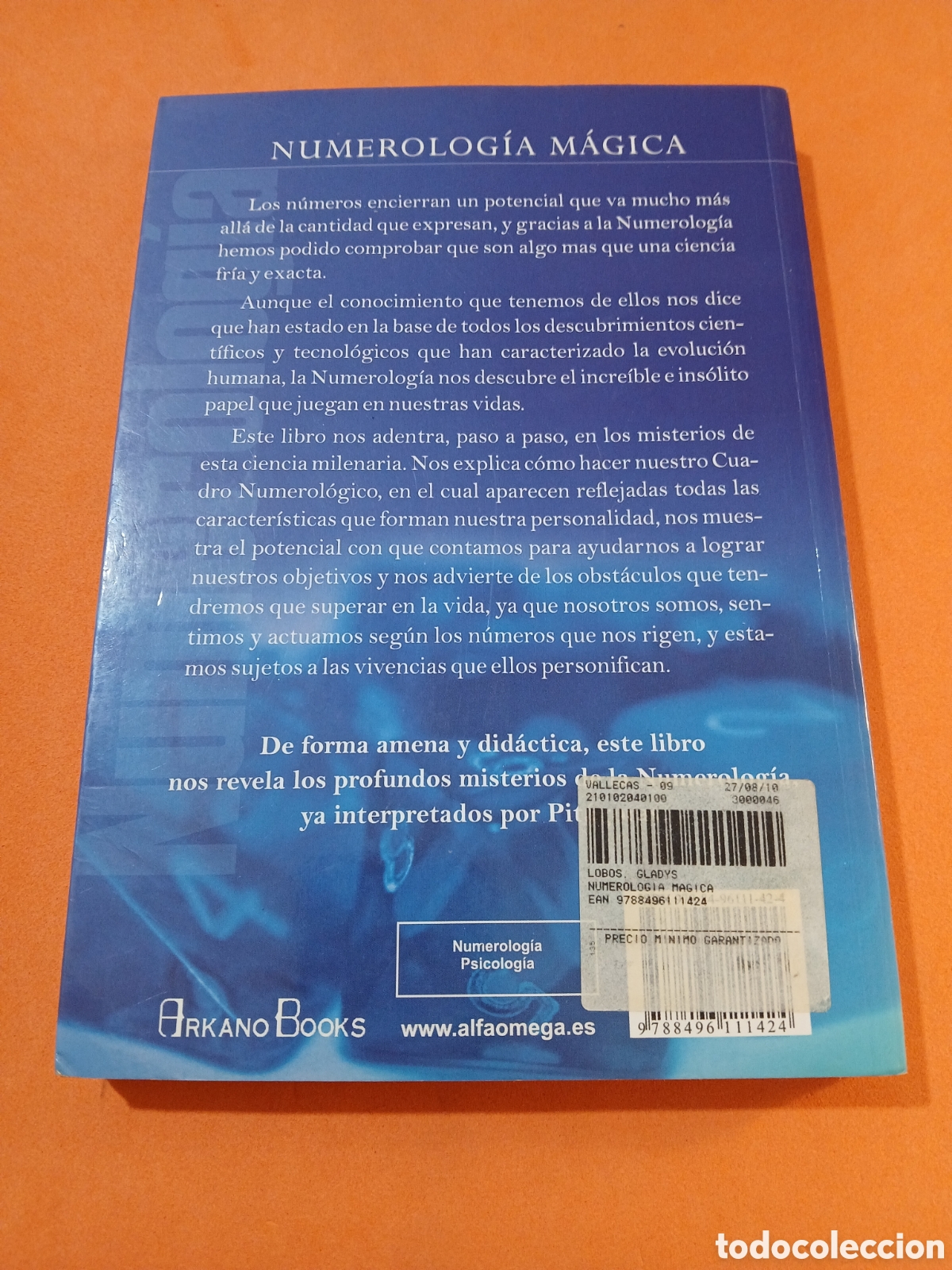 Libros: NUMEROLOGIA MAGICA � ADIVINACION - GLADYS LOBOS - Foto 2