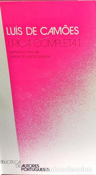 Libros: CAM&Otilde;ES. (Lu&iacute;s de) - L&Iacute;RICA COMPLETA. [3 VOLS.] - Foto 1