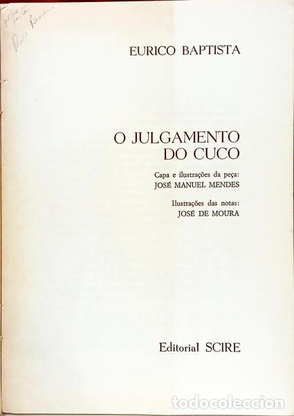 Libros: BAPTISTA. (Eurico) - O JULGAMENTO DO CUCO. - Foto 2