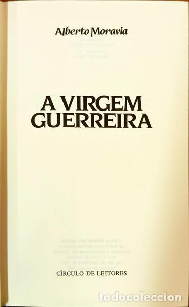 Libros: MORAVIA. (Alberto) - A VIRGEM GUERREIRA. - Foto 2