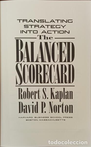 Libros: KAPLAN. (Robert S.) e David P. Norton. - THE BALANCED SCORECARD. - Foto 2