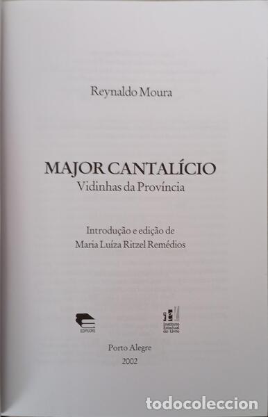 Libros: MOURA. (Reynaldo) - MAJOR CANTAL&Iacute;CIO. - Foto 2