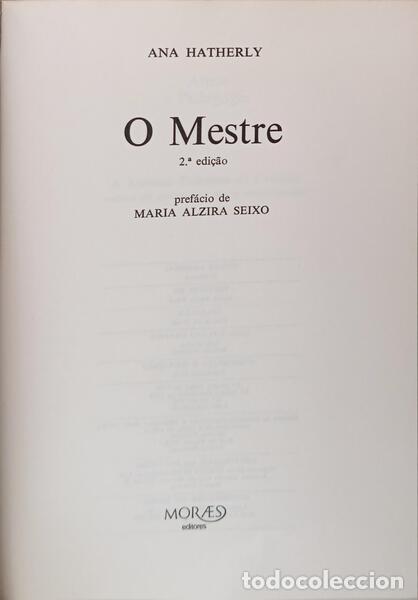 Libros: HATHERLY. (Ana) - O MESTRE. [2.&ordf; EDI&Ccedil;&Atilde;O] - Foto 2
