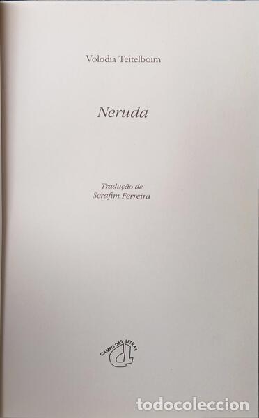 Libros: TEITELBOIM. (Volodia) - NERUDA. - Foto 2