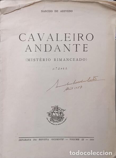 Libros: AZEVEDO. (Narciso de) - CAVALEIRO ANDANTE. - Foto 1