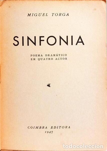 Libros: TORGA. (Miguel) - SINFONIA. - Foto 2