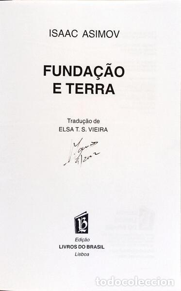 Libros: ASIMOV. (Isaac) - FUNDA&Ccedil;&Atilde;O E TERRA. [1.&ordf; EDI&Ccedil;&Atilde;O] - Foto 2