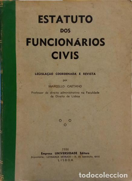 Libros: CAETANO. (Marcelo) - ESTATUTO DOS FUNCION&Aacute;RIOS CIVIS. - Foto 1