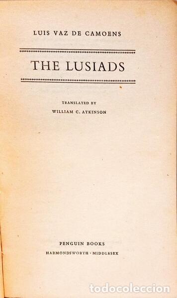 Libros: CAM&Otilde;ES. (Lu&iacute;s Vaz de) - THE LUSIADS. - Foto 2