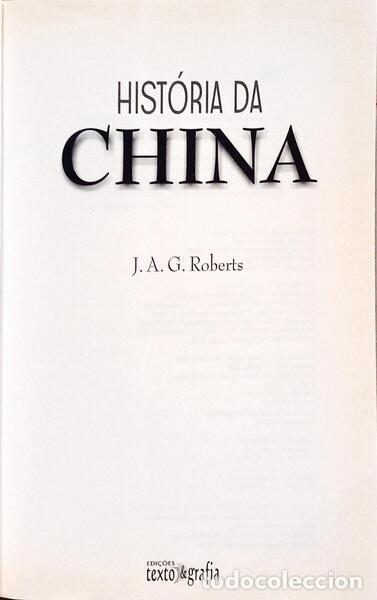 Libros: ROBERTS. (J. A. G.) - HIST&Oacute;RIA DA CHINA. - Foto 2