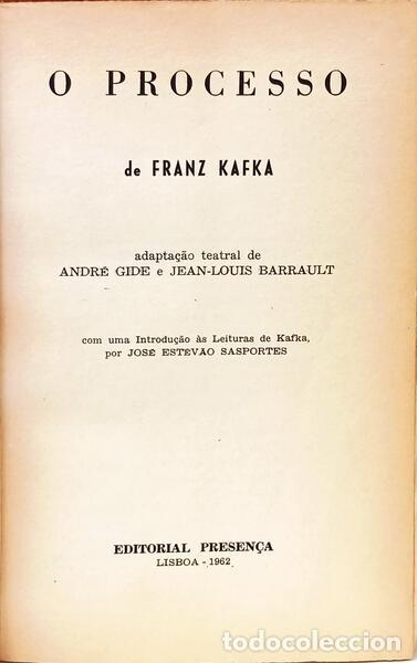 Libros: KAFKA. (Franz) - O PROCESSO. - Foto 2
