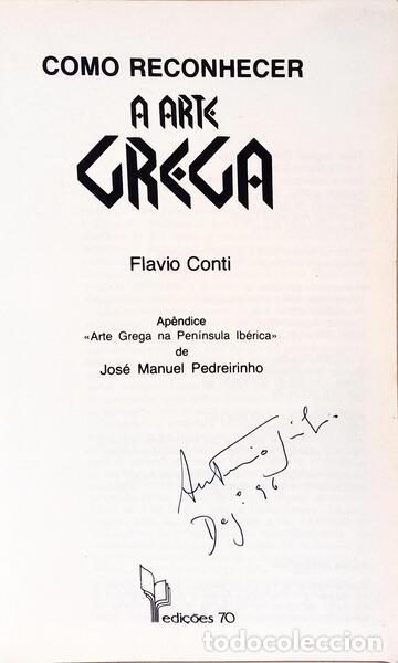 Libros: CONTI. (Flavio) - COMO RECONHECER A ARTE GREGA. - Foto 2