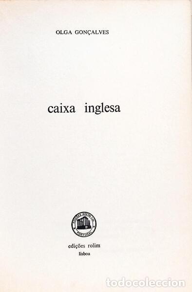 Libros: GON&Ccedil;ALVES. (Olga) - CAIXA INGLESA. - Foto 2