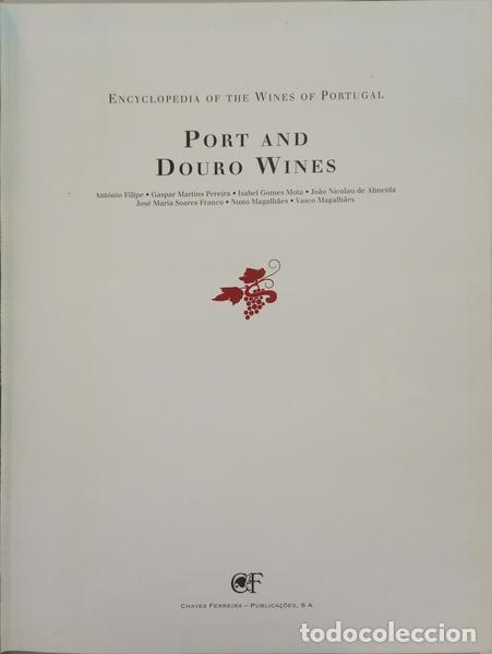Libros: FILIPE. (Ant&oacute;nio) et al. - PORT AND DOURO WINES. - Foto 2