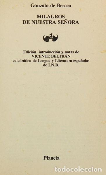 Libros: Milagros de Nuestra Se&ntilde;ora- 9788432048876 - Foto 1