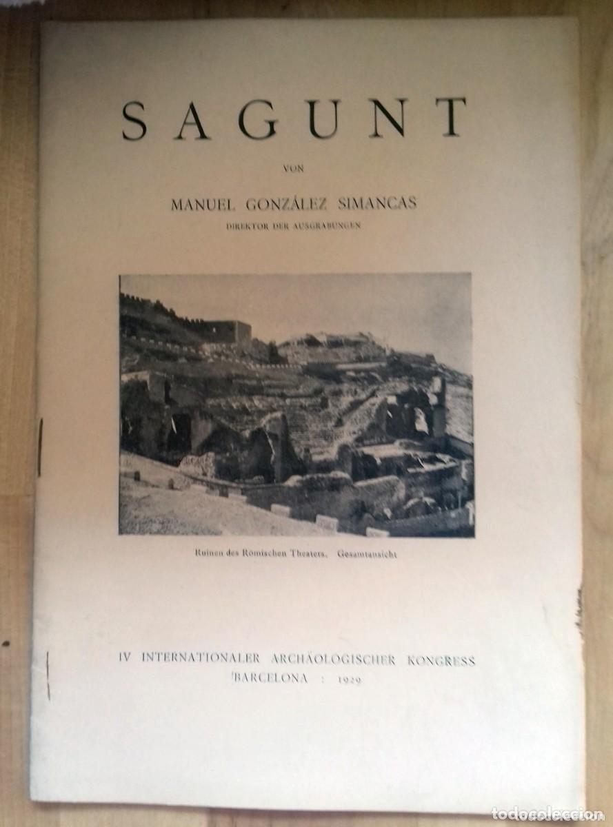 Libri di seconda mano: Manuel Gonz&aacute;lez Simancas - SAGUNT