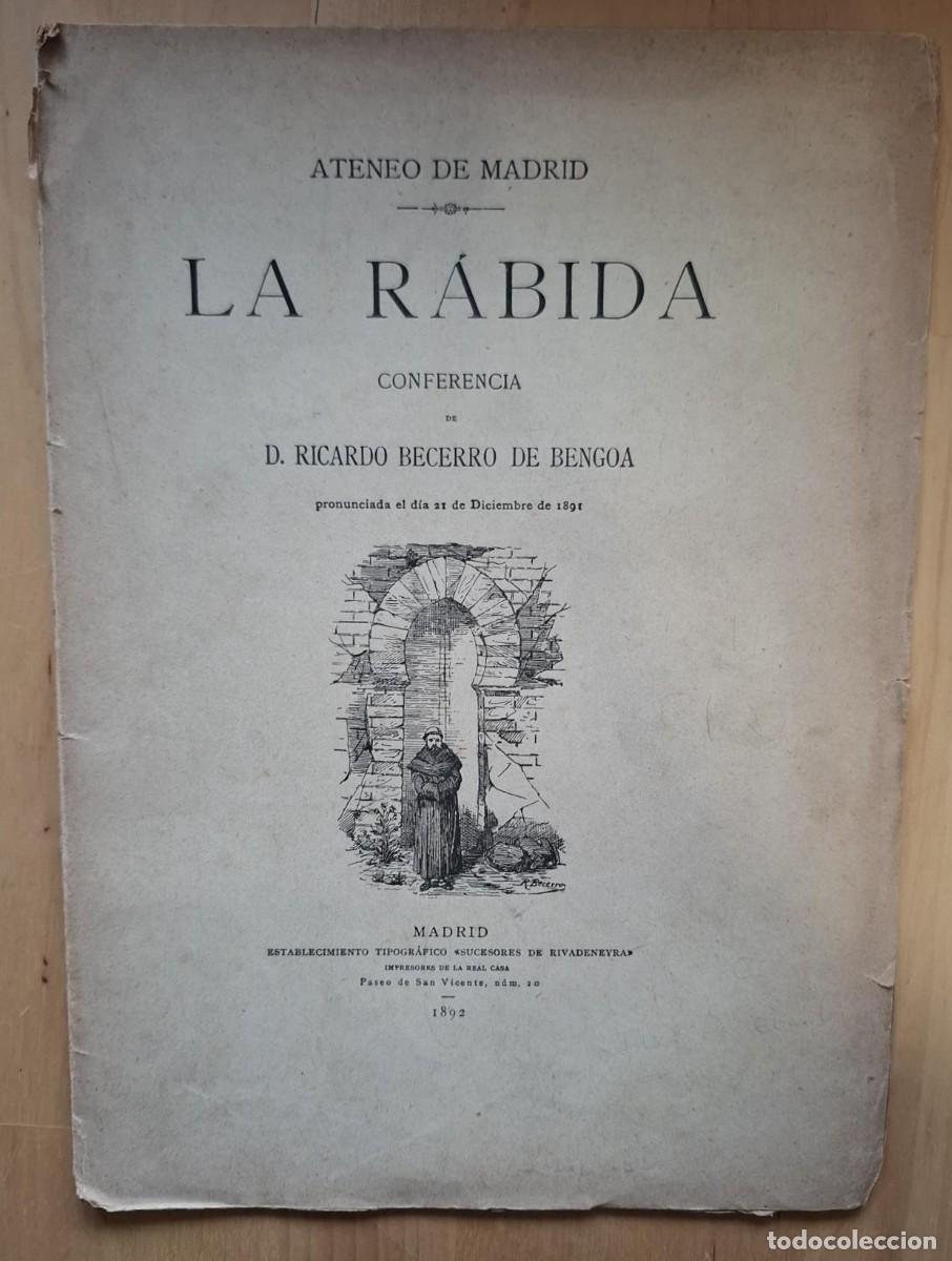 Libri di seconda mano: Ricardo Becerro de Bengoa - LA R&Aacute;BIDA (CONFERENCIA)