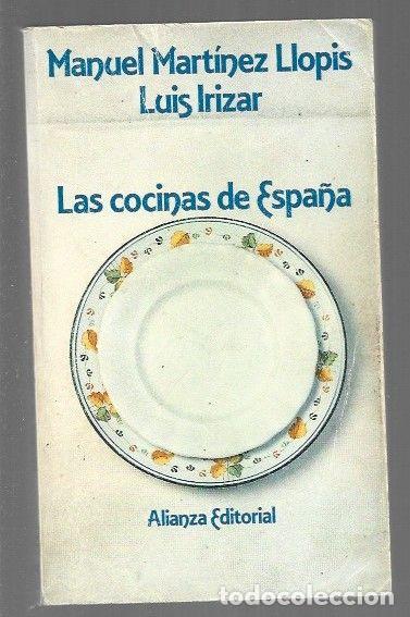 Libros: COCINAS DE ESPA&Ntilde;A - LAS - MARTINEZ LLOPIS, MANUEL Y LUIS IRIZAR - Foto 1