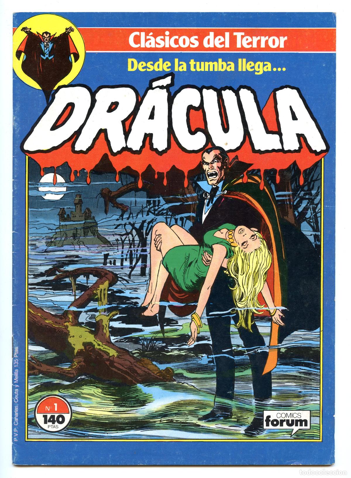 Libros: DR&Aacute;CULA- Col. CL&Aacute;SICOS DEL TERROR n.1 (Planeta, 1988) - Foto 1