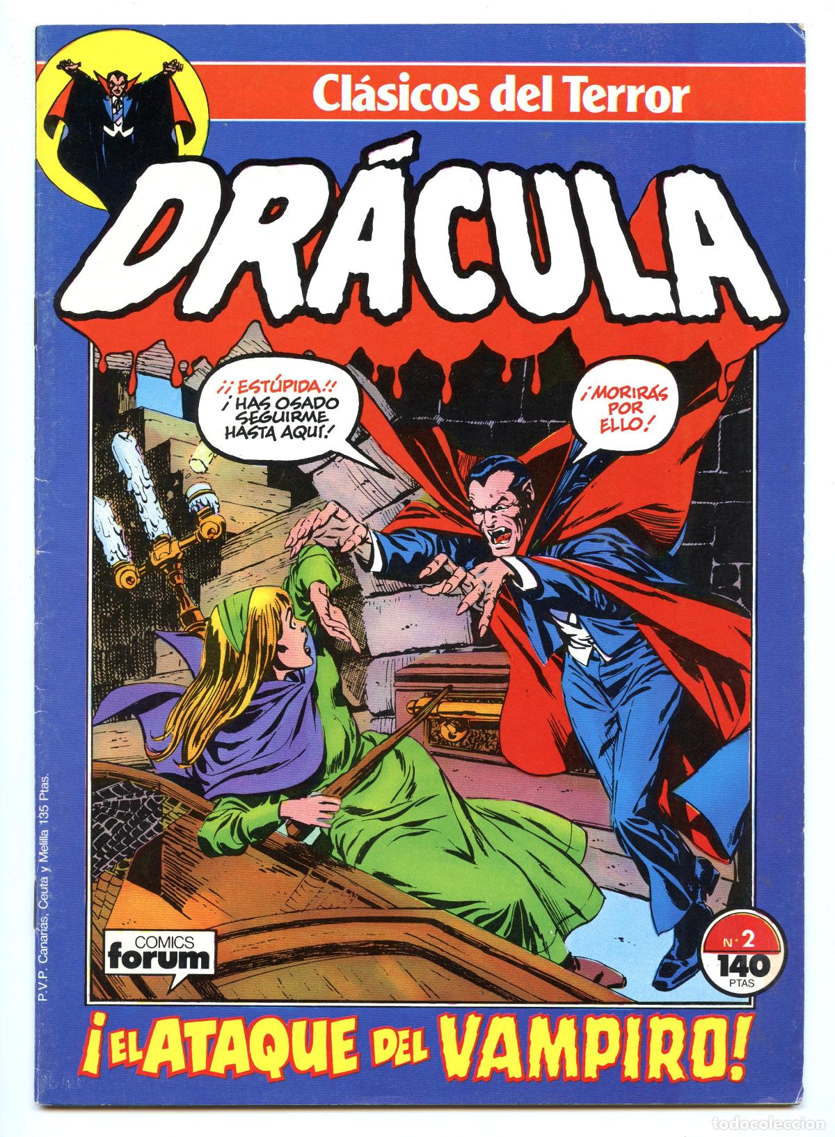 Libros: DR&Aacute;CULA- Col. CL&Aacute;SICOS DEL TERROR n.2 (Planeta, 1988) - Foto 1