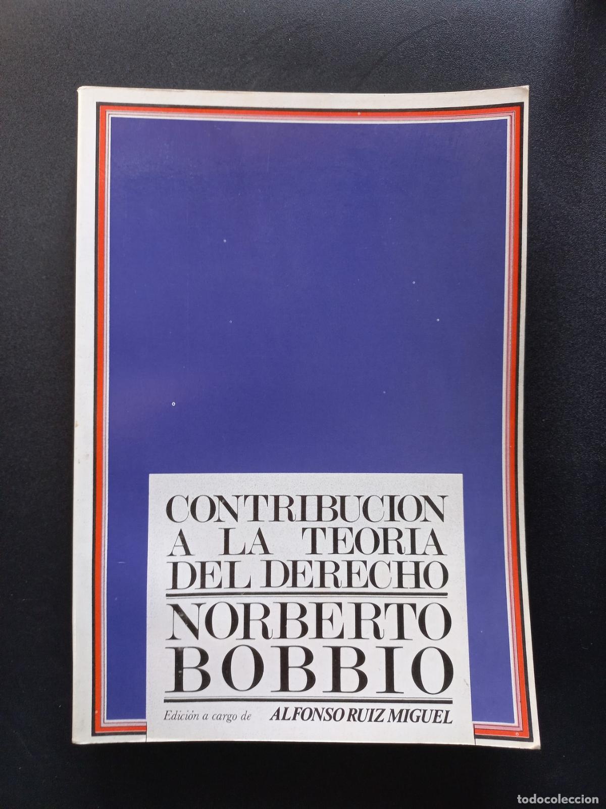 Libros: Norberto Bobbio - Contribuci&oacute;n a la teor&iacute;a del derecho - Foto 1