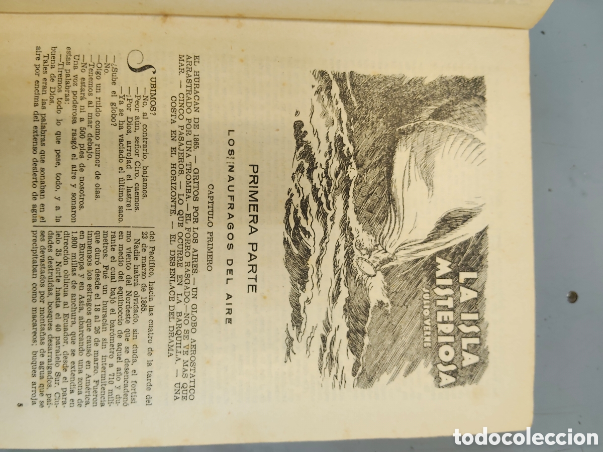 Libros: La Isla Misteriosa colecci&oacute;n Molino - Foto 4