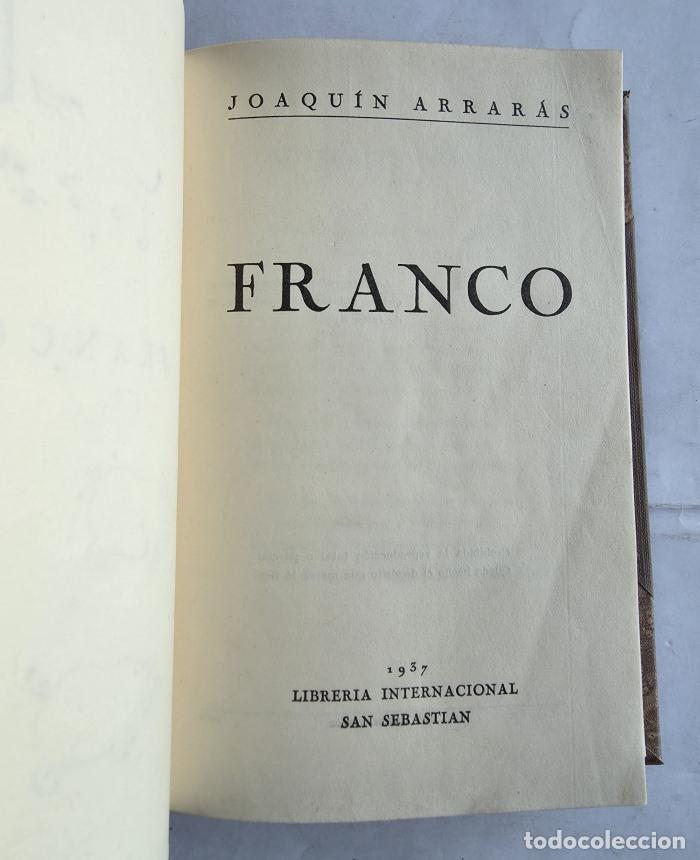 Libros: FRANCO - Joaqu&iacute;n Arrar&aacute;s - Foto 2