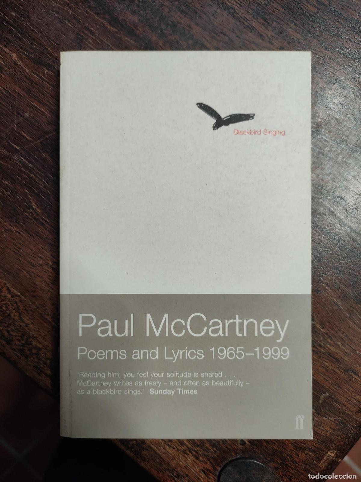 Libros: BLACKBIRD SINGING: POEMS AND LYRICS 1965-1999 MCCARTNEY, SIR PAUL -