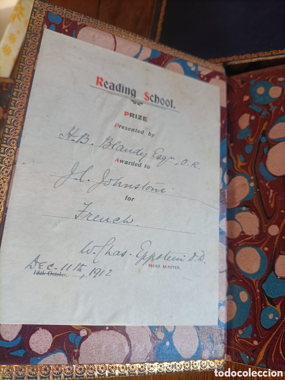 Libros: 4 libros Reading School , &eacute;poca 1912 - Foto 4