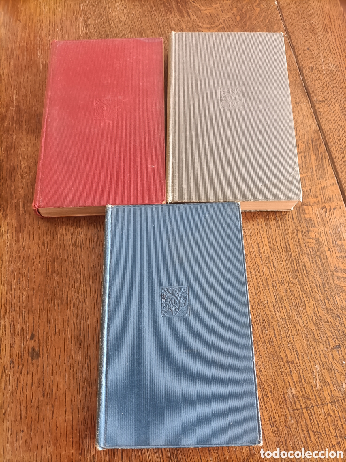 books: 3 libros en ingles , a&ntilde;o 1913 , colecci&oacute;n Evaneryman's Library