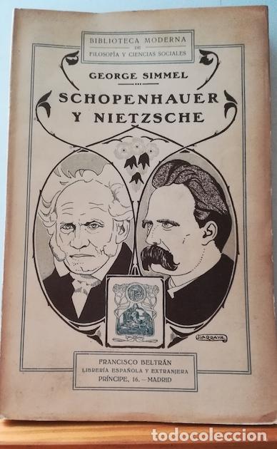 Libros: SCHOPENHAUER Y NIETZSCHE. - G. SIMMEL - Foto 1