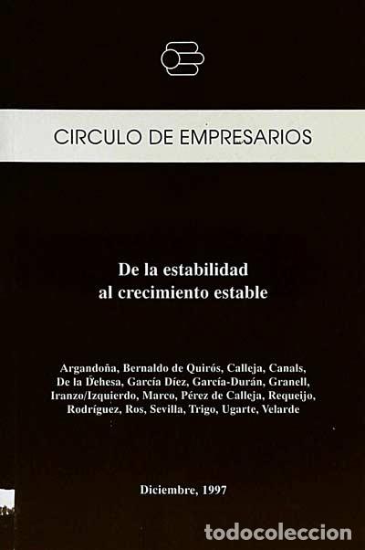 books: De la estabilidad al crecimiento estable - VVAA