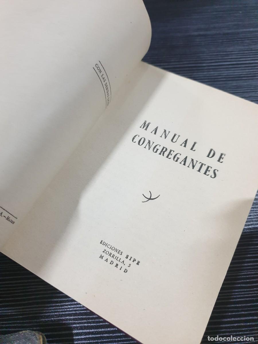 Libros: Manual de Congregantes - Ediciones SIPE, Madrid - Foto 2