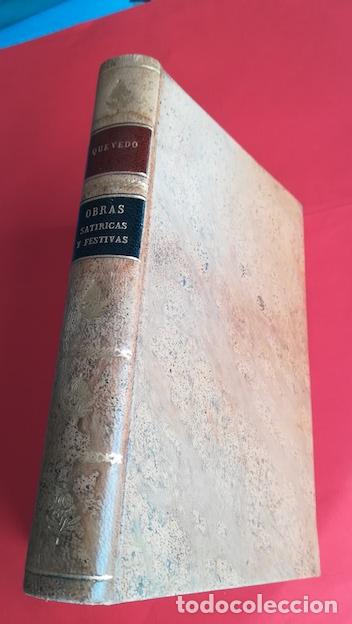 Libros: OBRAS SAT&Iacute;RICAS Y FESTIVAS - QUEVEDO - Foto 1