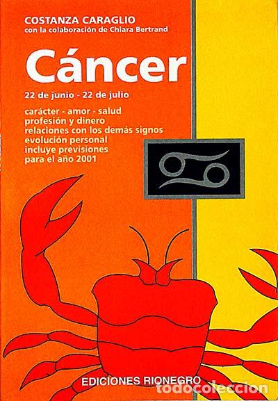 Libros: C&aacute;ncer - Costanza Caraglio - Foto 1