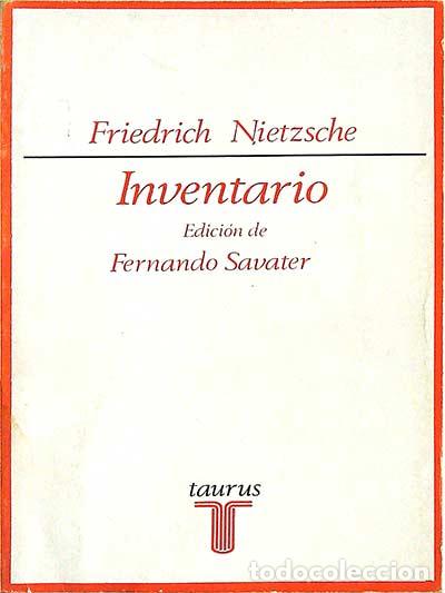 Libros: Inventario - Friedrich Nietzsche - Foto 1