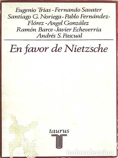Libros: En favor de Nietzsche - vvaa - Foto 1